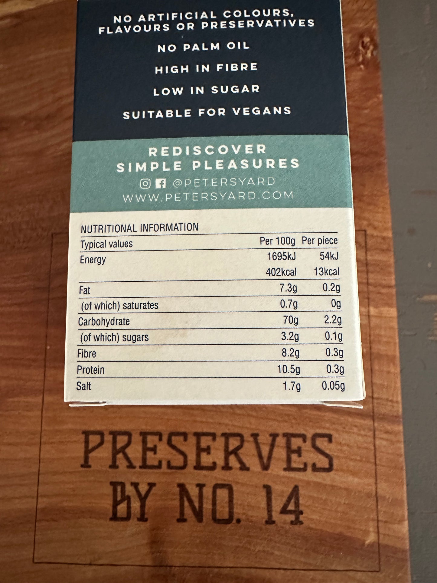 Peter's Yard Sourdough Crackers - Rosemary & Sea Salt