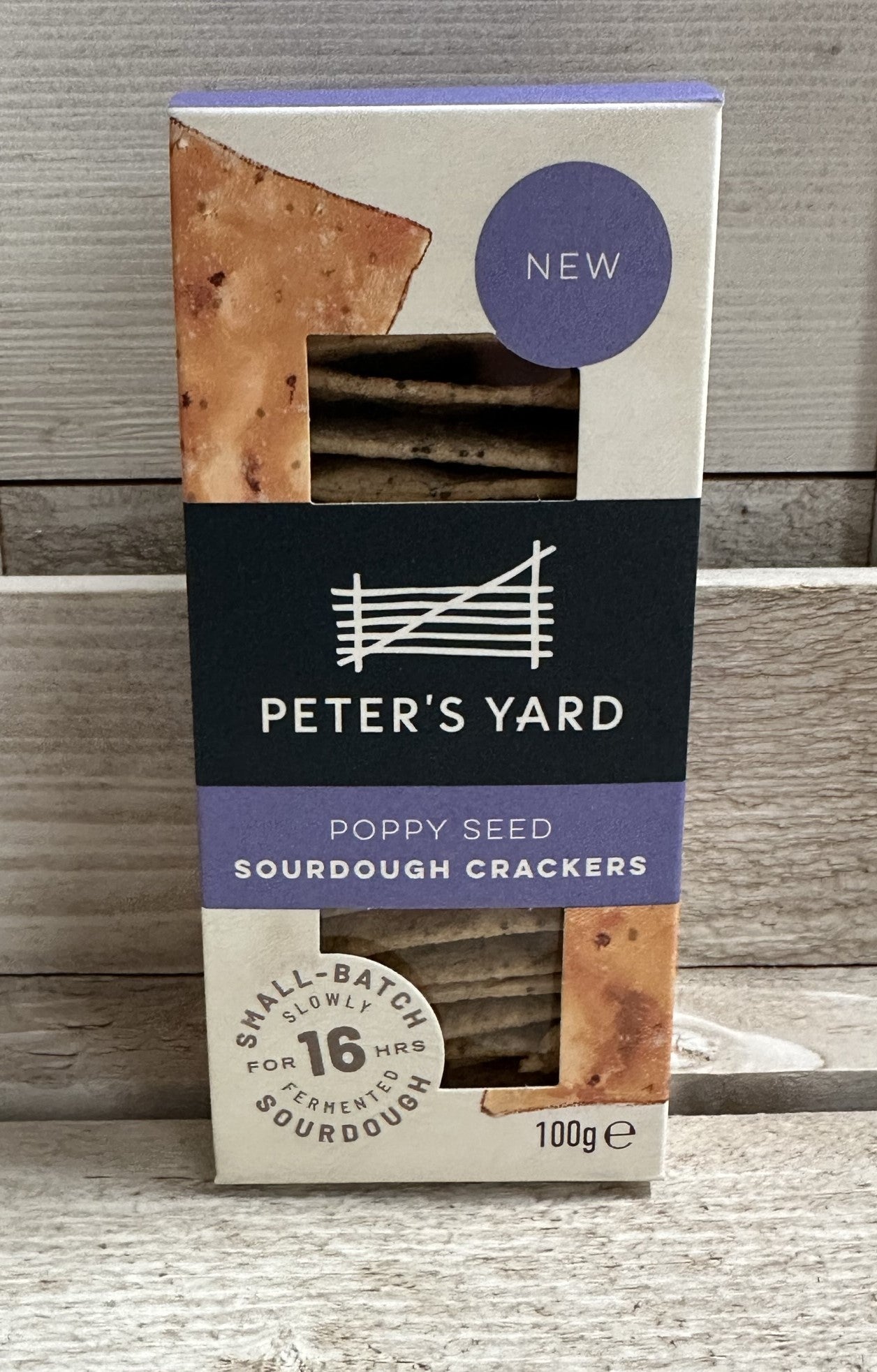 Peter's Yard Sourdough Crackers - Poppy Seed