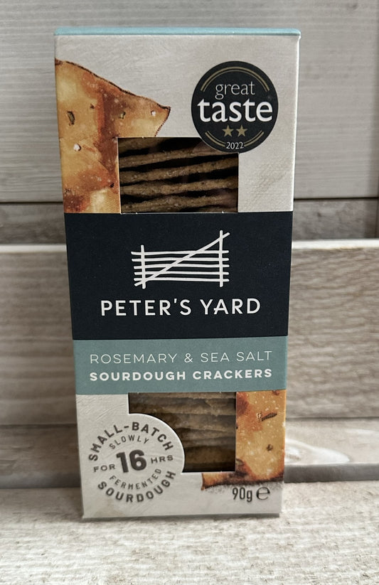 Peter's Yard Sourdough Crackers - Rosemary & Sea Salt