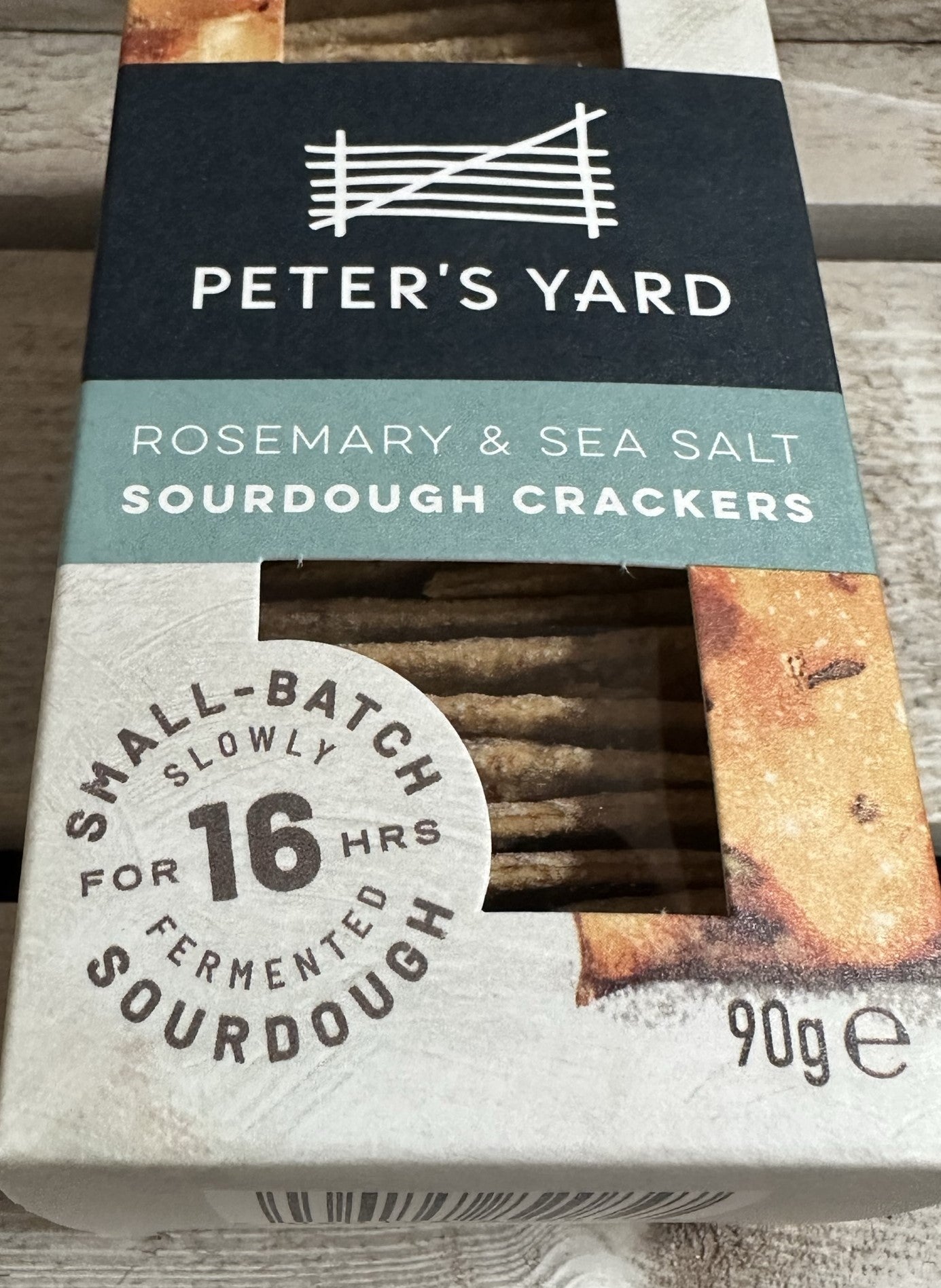 Peter's Yard Sourdough Crackers - Rosemary & Sea Salt