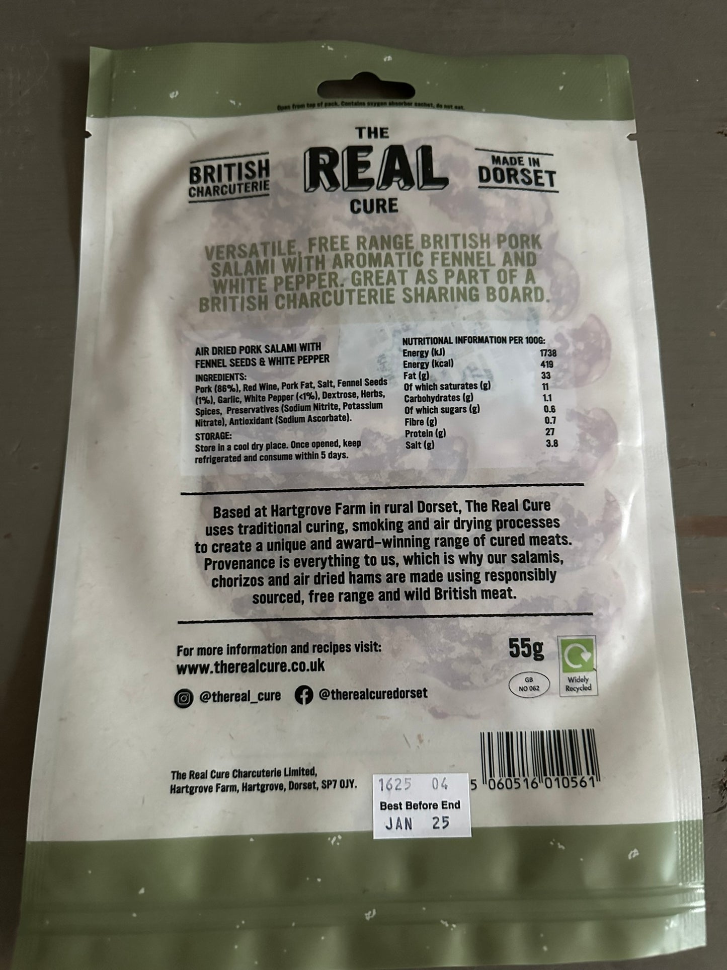 Fennel & White Pepper Salami