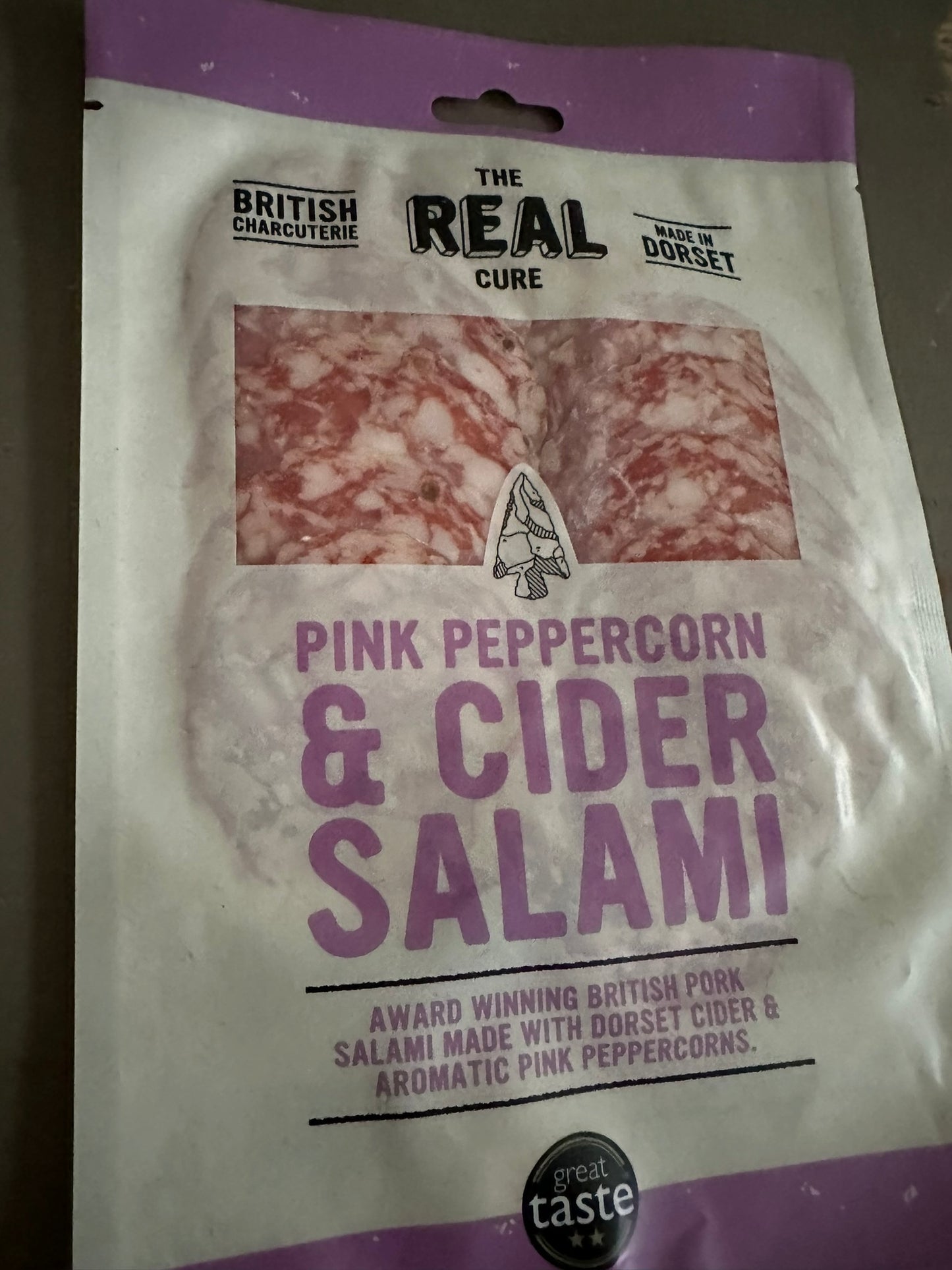 Pink Peppercorn & Purbeck Cider Salami
