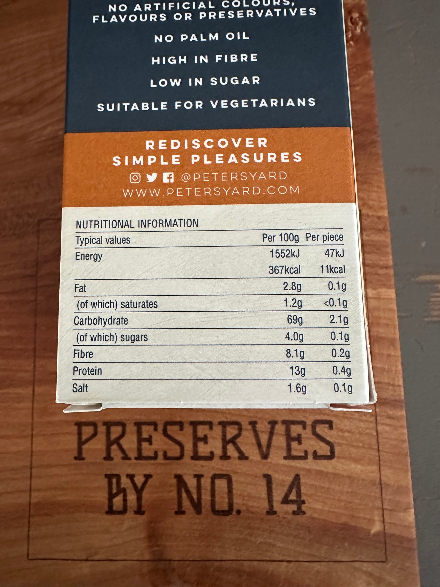 Peter's Yard Sourdough Crackers - Original