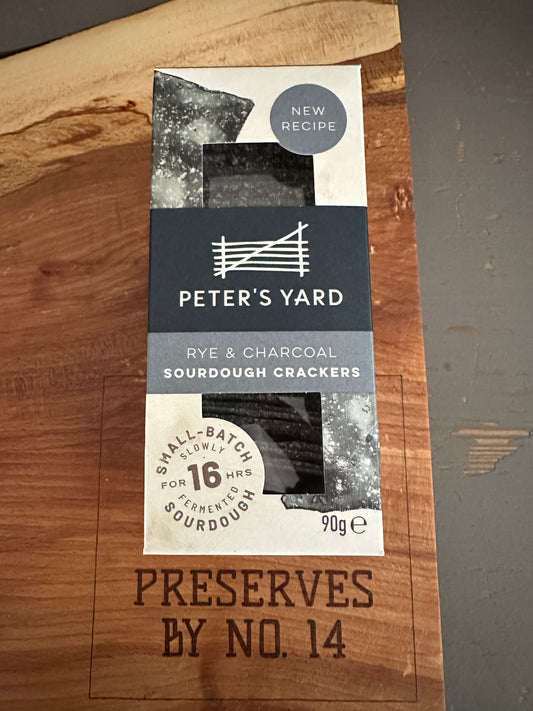 Peter's Yard Sourdough Crackers - Rye & Charcoal
