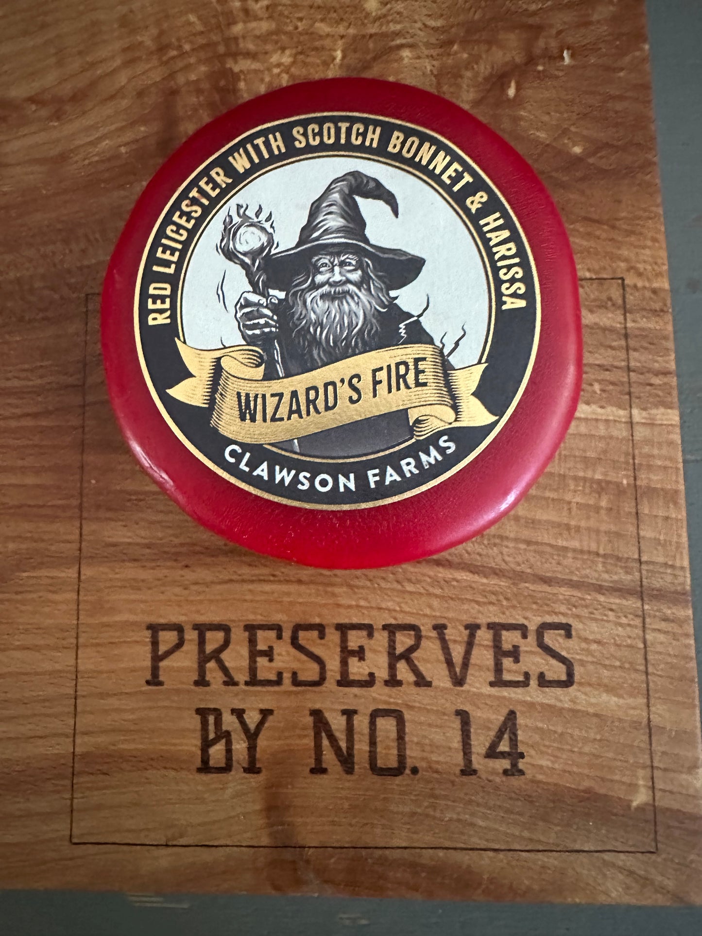 Clawson Farm - Wizards Fire - Red Leicester with Scotch Bonnet & Harissa