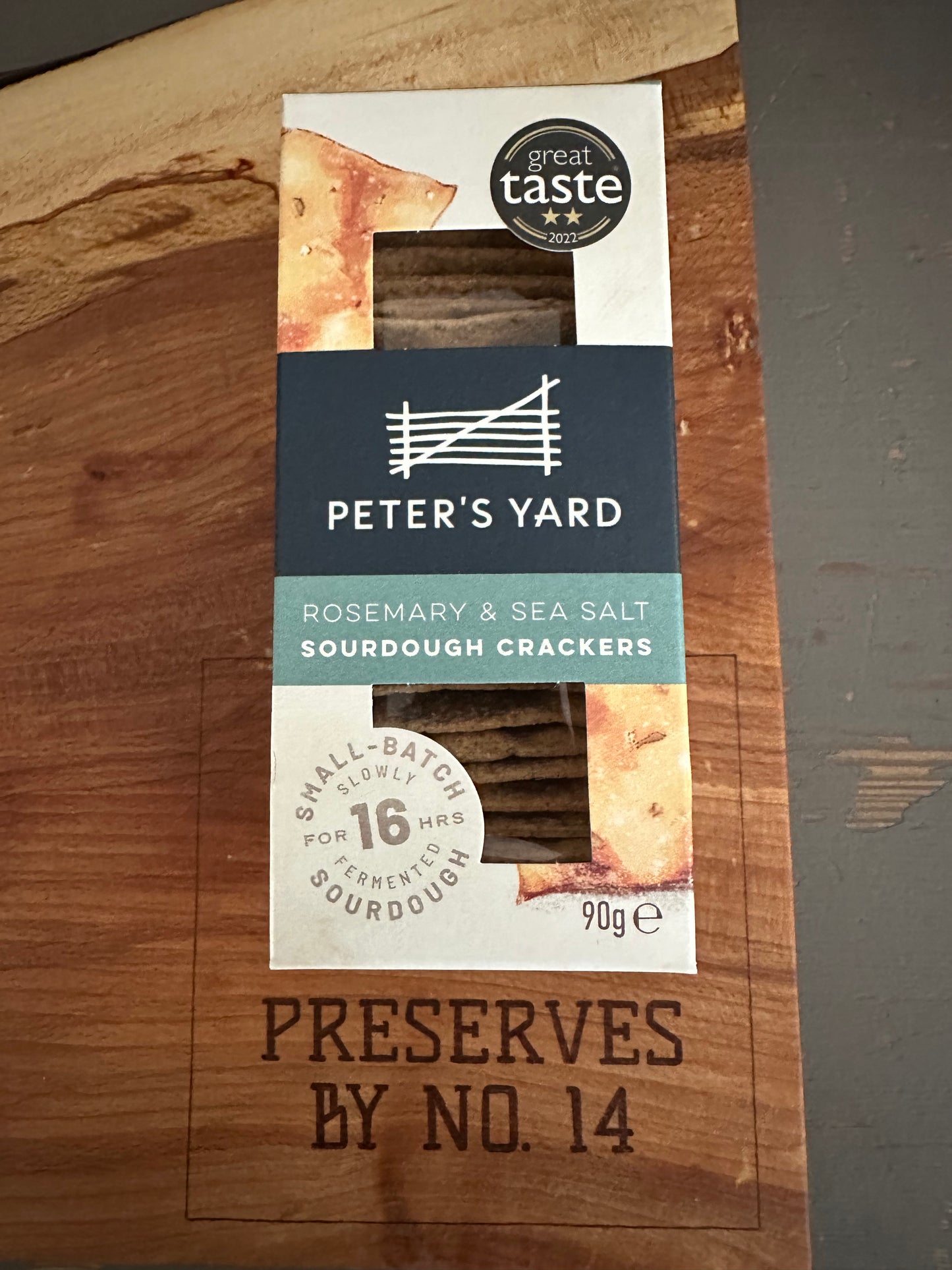 Peter's Yard Sourdough Crackers - Rosemary & Sea Salt
