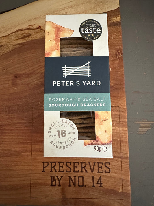 Peter's Yard Sourdough Crackers - Rosemary & Sea Salt
