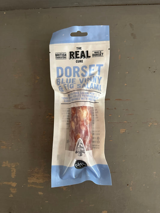 Dorset Blue Vinny & Fig Salami - 150g