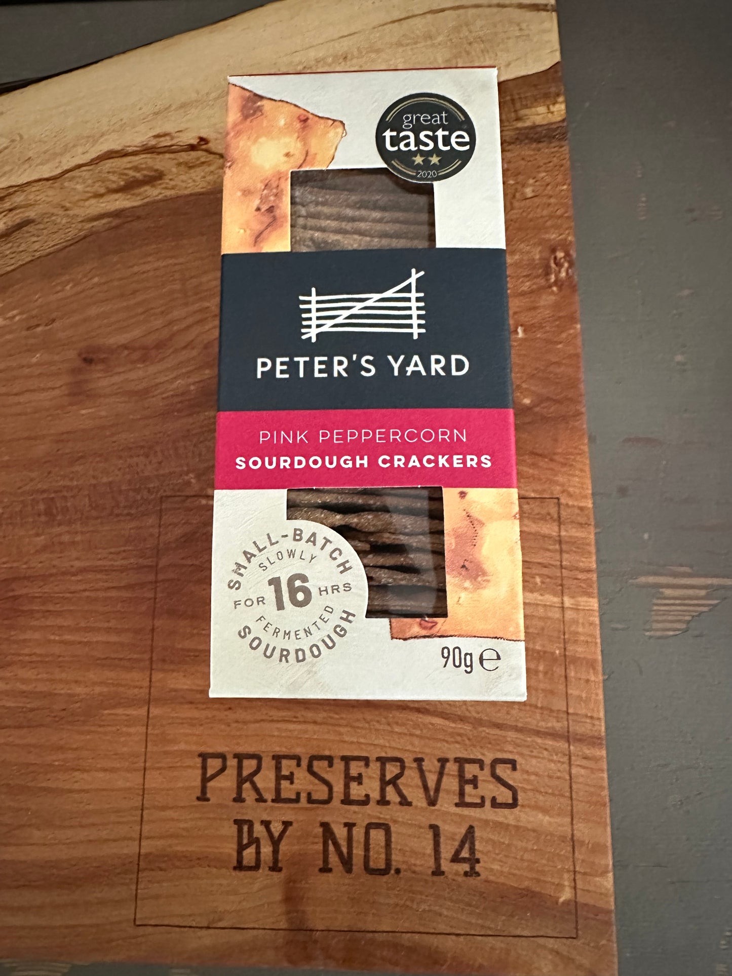 Peter's Yard Sourdough Crackers - Pink Peppercorn