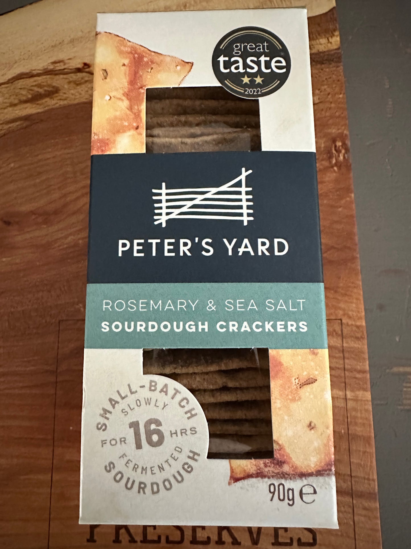 Peter's Yard Sourdough Crackers - Rosemary & Sea Salt