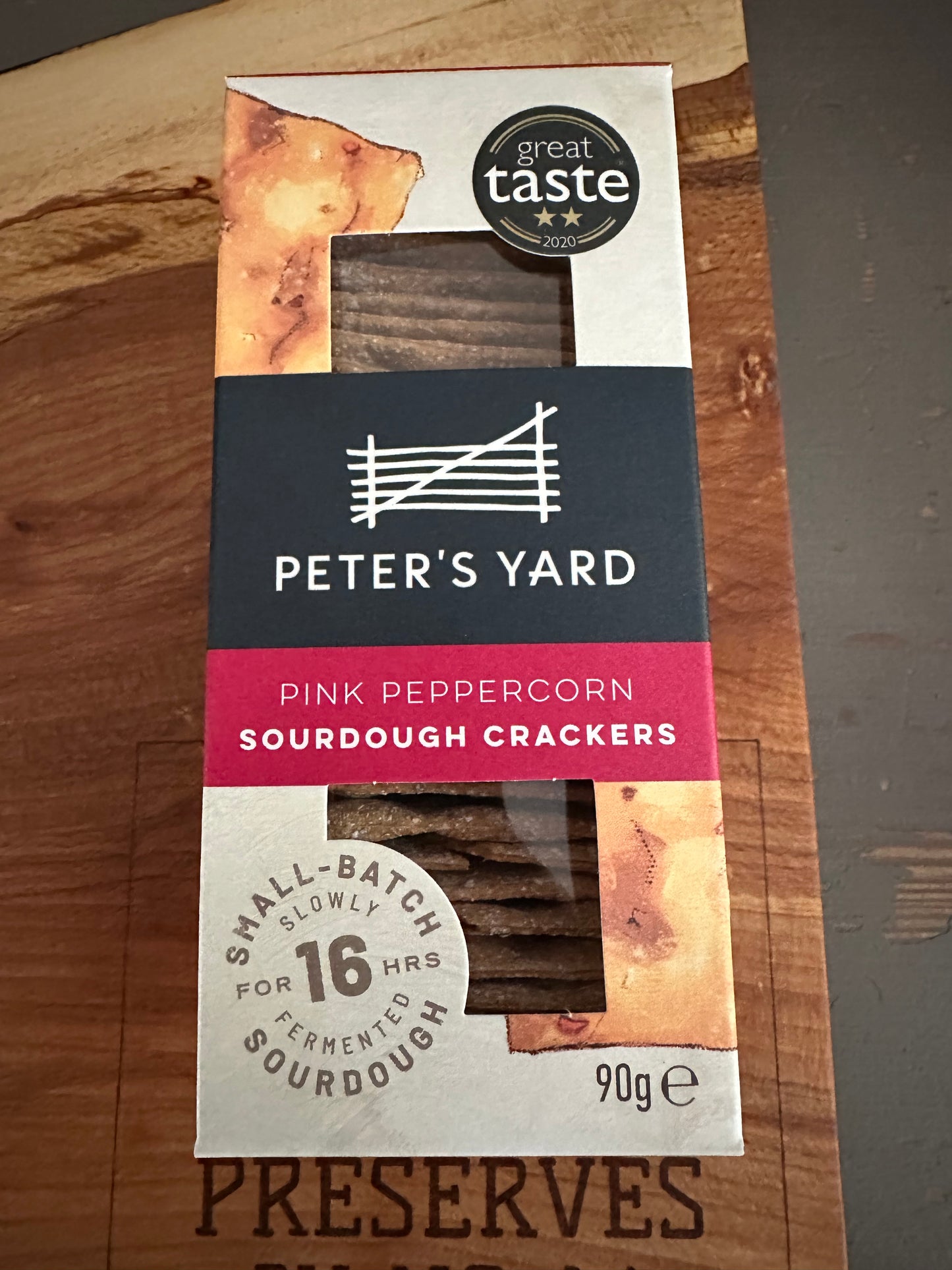 Peter's Yard Sourdough Crackers - Pink Peppercorn