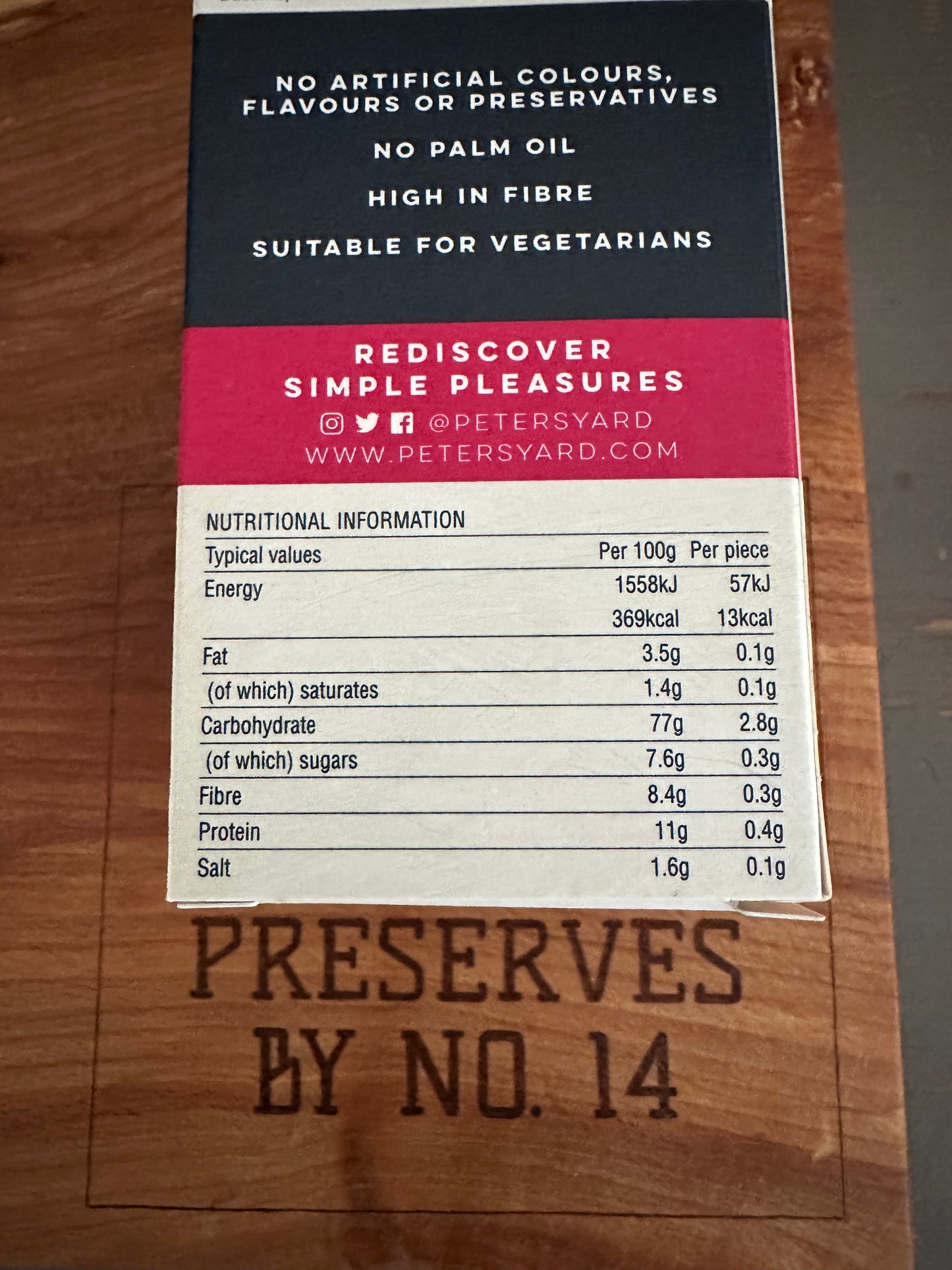 Peter's Yard Sourdough Crackers - Pink Peppercorn
